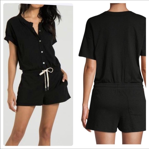 n:Philanthropy | NWT Black Casual Romper Size Small - Picture 1 of 9